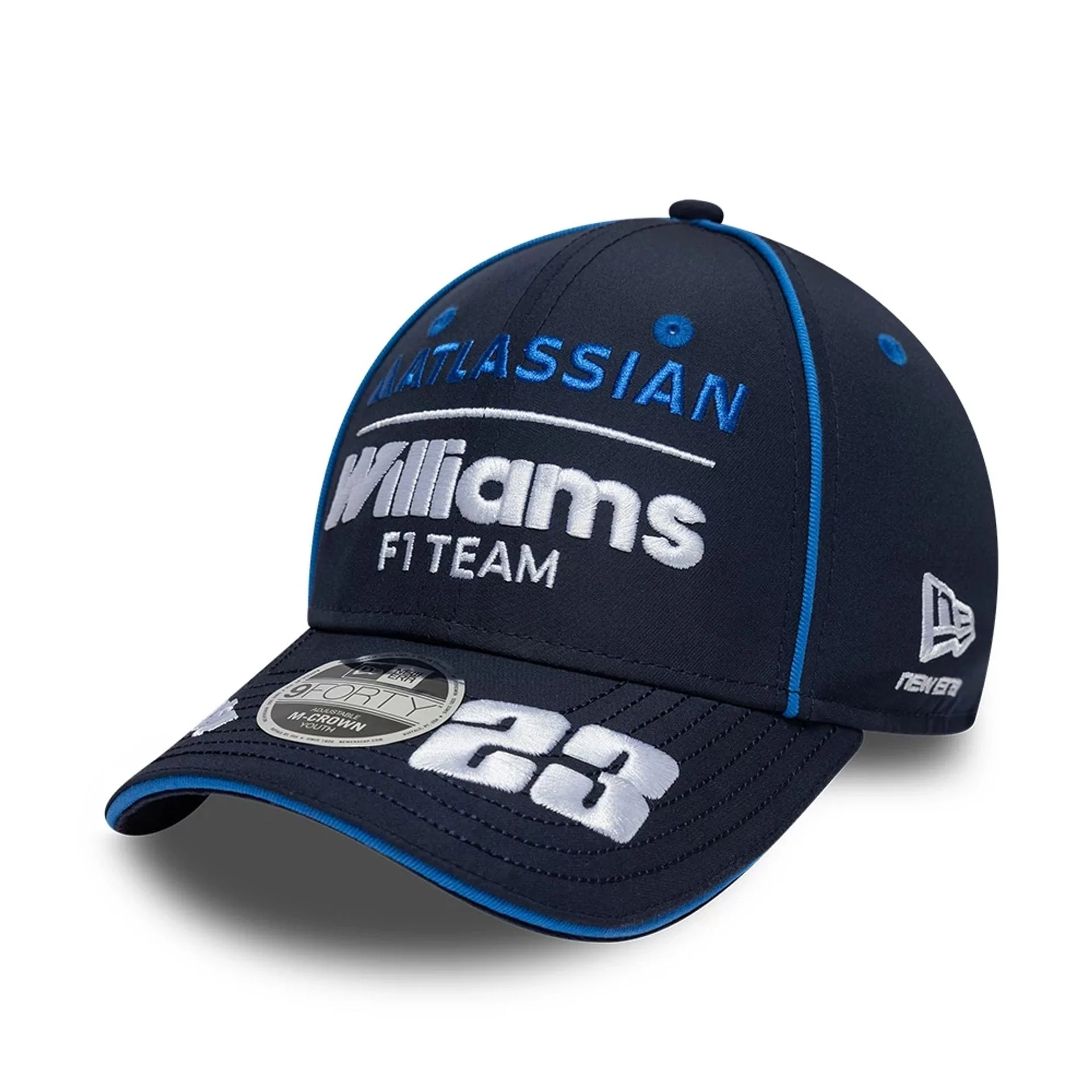 Youth Williams Alex Albon Navy 9FORTY M-Crown Adjustable Cap - Image 4